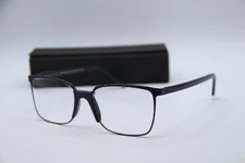 NEW ANDY WOLF ROBINSON COL. C BLACK BLUE GUNM AUTHENTIC FRAMES EYEGLASSES 56-18