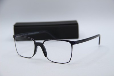 NEW ANDY WOLF ROBINSON COL. C BLACK BLUE GUNM AUTHENTIC FRAMES EYEGLASSES 56-18