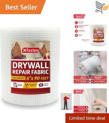 Drywall Repair Mesh Tape 6x90ft Heavy Duty Fiberglass Wall Patch Seam Repair