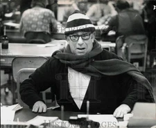 1978 Press Photo Abe Weiner, Post City Editor - lra20925