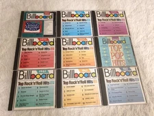 BILLBOARD 9 CD Lot CHRISTMAS 1957 , 58, 59, 60, 61, 62, 65 Pop Hits VERY GOOD