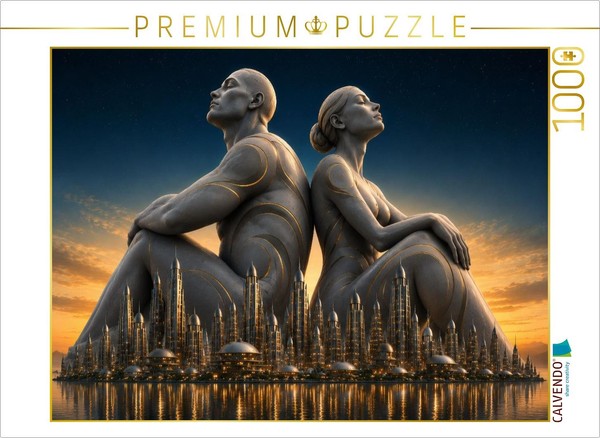 Calvendo Puzzle The Guardians Of Time | 1000 Pieces, Finished Size 25.2 × 18.9 I-image