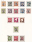 Iceland 1920 YV Official 33-43+59-62 CANC VF / CAT VALUE $400