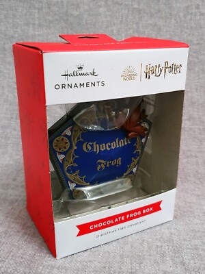 Hallmark Harry Potter Schokolade Frosch Box Ornament Weihnachtsdekoration Neu in OVP