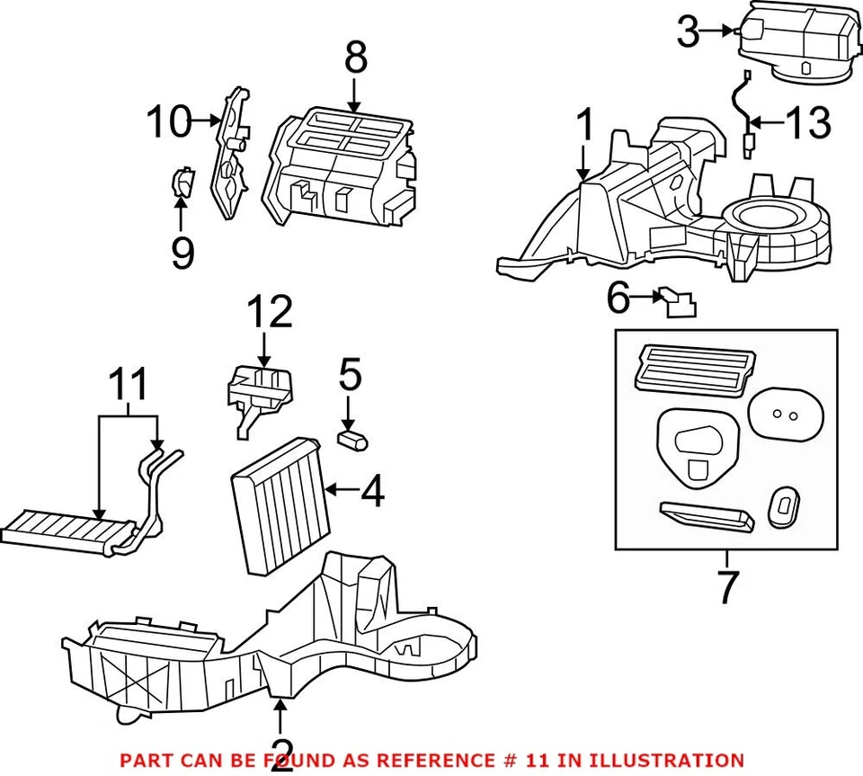 Núcleo de calefacción de climatización Mopar genuino OEM para Dodge Nitro 07-11 Jeep Liberty V6 08-12 Foto 2 de 2