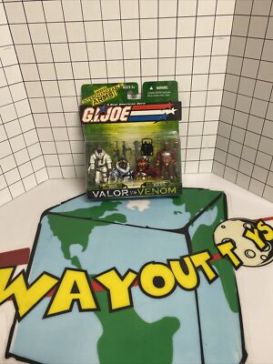 Gijoe G.I. Joe Valor VS Venom MOC Snow Wolf Cobra BAT B.A.T.  2004