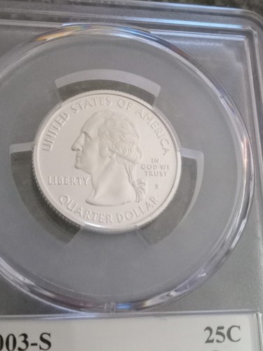 2003-S MISSOURI Silver Proof Quarter PR70 PCGS FLAG LABEL NICE LOW PRICE!! - Picture 4 of 5