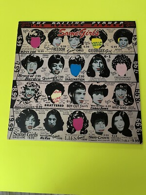 ROLLING STONES - SOME GIRLS 12'' Vinyl LP Record 1978 Press DIE CUT OUT GORGEOUS