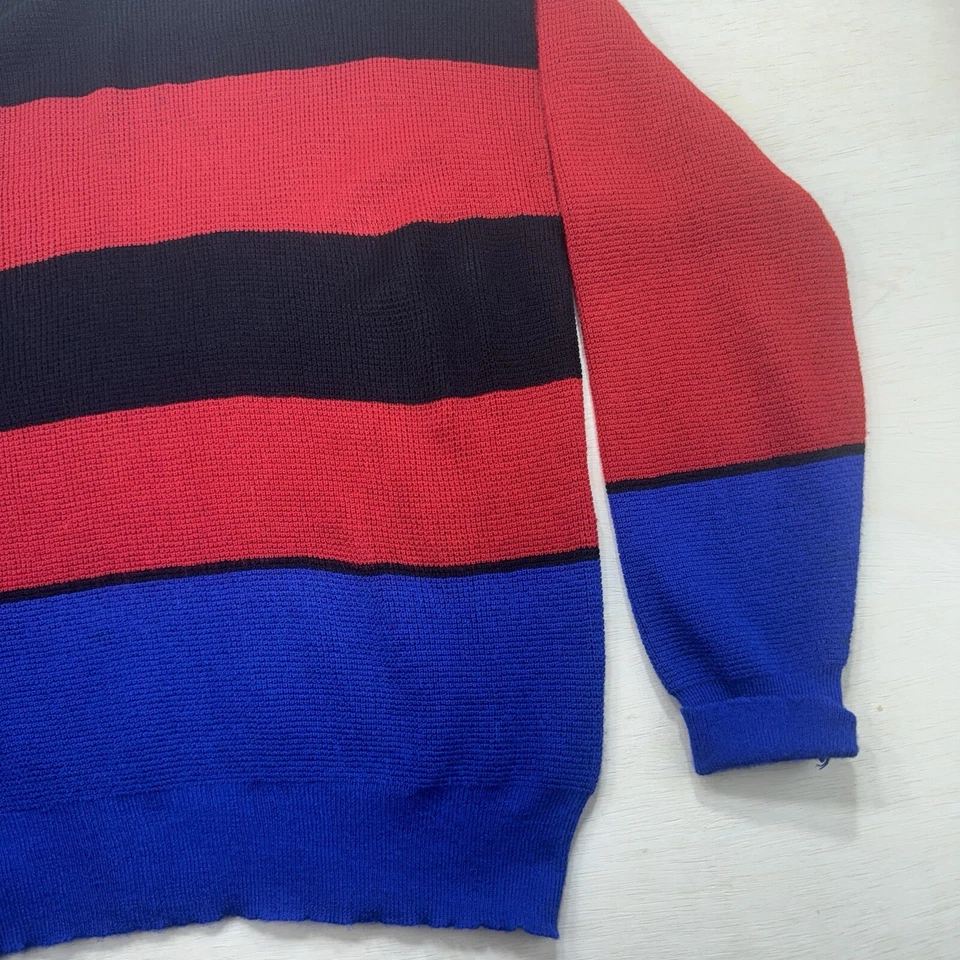 Suéter De Colección Años 80 90 Repage Multicolor Acrílico Tejido Manga Larga Talla Mediana Foto 4 de 4