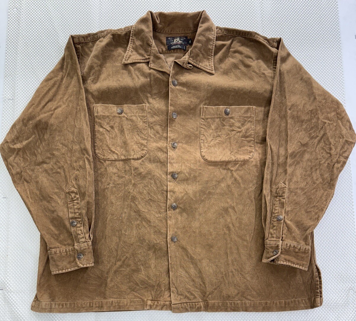 Vintage RRL Double RL Ralph Lauren Shirt Corduroy Men Size