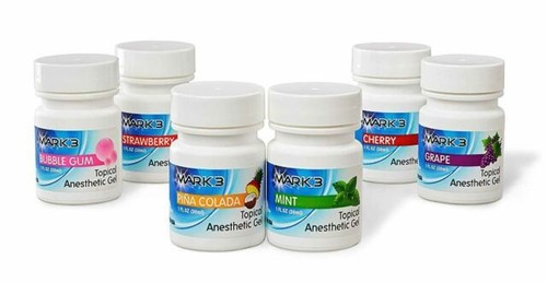 5 Bottles MARK3 Dental Topical Anesthetic Gel 20%Benzocaine 1 oz - Afbeelding 1 van 9