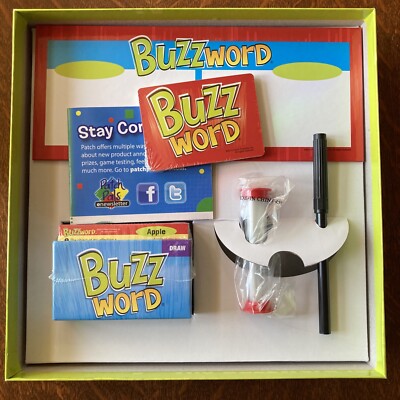 Buzz Word Card Game by Patch Cards Board Guessing Game Gift Quality