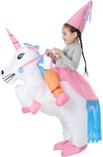 Kids Unicorn boys girl Inflatable Suit Halloween Cosplay Fantasy Costumes FUN