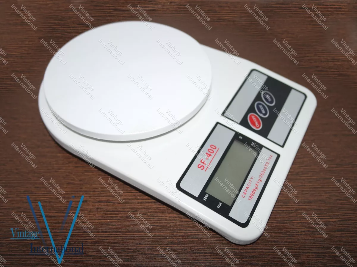 Generic Electronic Kitchen Digital Weighing Scale, Multipurpose (White, 10  Kg)