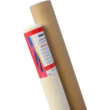 Cotton Canvas Roll For Oil And Acrylic Painting White 36 Inch x 5 Meter