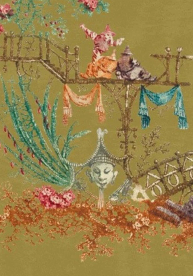 MIND THE GAP ЗАНАВЕСКА/UPH ТКАНЬ «Chinoiserie бархат» 2,5 метра хлопок бархат - Изображение 2 из 4