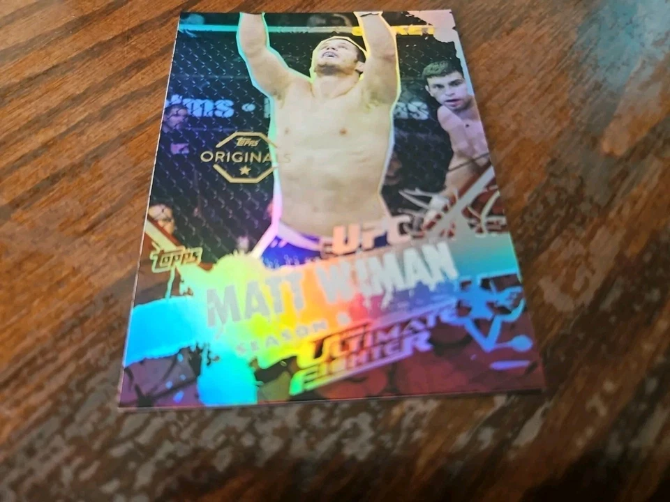 2010 Topps UFC Main Event Topps Originals Stamp Ultimate Fighter 5 Matt Wiman - Image 3 of 4