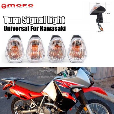4Pcs Front Rear Turn Signal Amber Light For KAWASAKI NINJA ZX-6R 600 1997-2006
