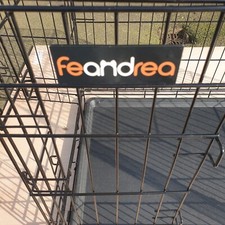 Feandrea Dog Crate Cage, 36 inch Foldable Puppy Pet Cage