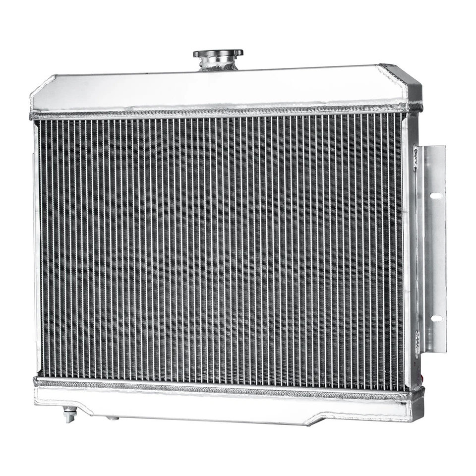 CU583 3 Row Aluminum Radiator For 1972-1986 Jeep CJ6 CJ5 CJ7 Scrambler 4.2L 5.0L Foto 3 de 4