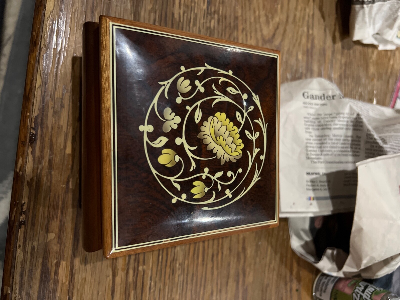 музыкальные шкатулки vintage music box with