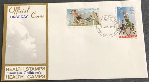 New Zealand FDC 1970 Maintain Children’s Health Camps