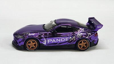 Chase 1:64 Pop Race Toyota GR Supra Pandem Purple Chrome Tokyo