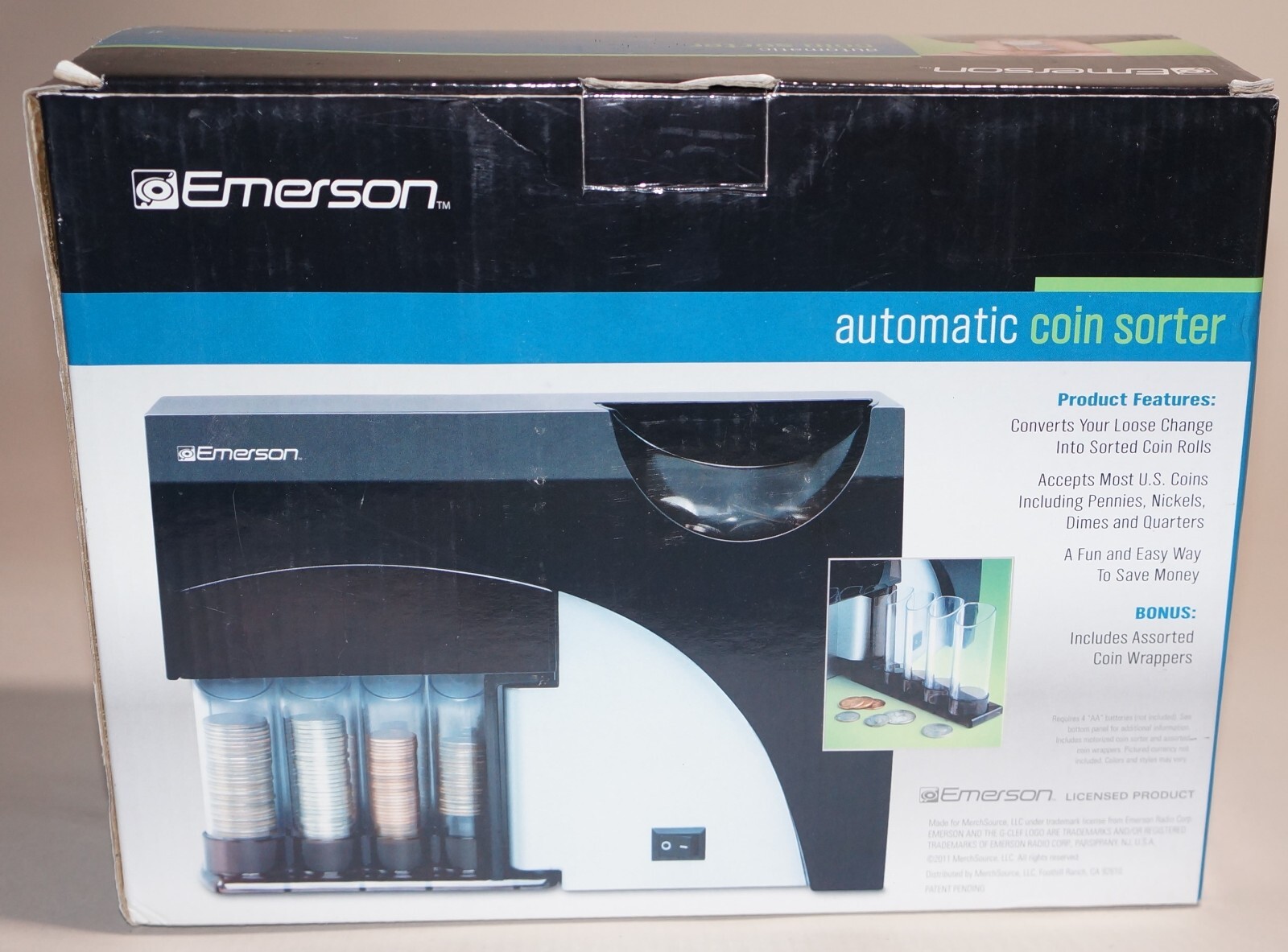 Emerson Automatic Coin Sorter 4 Barrel, 1633724 eBay