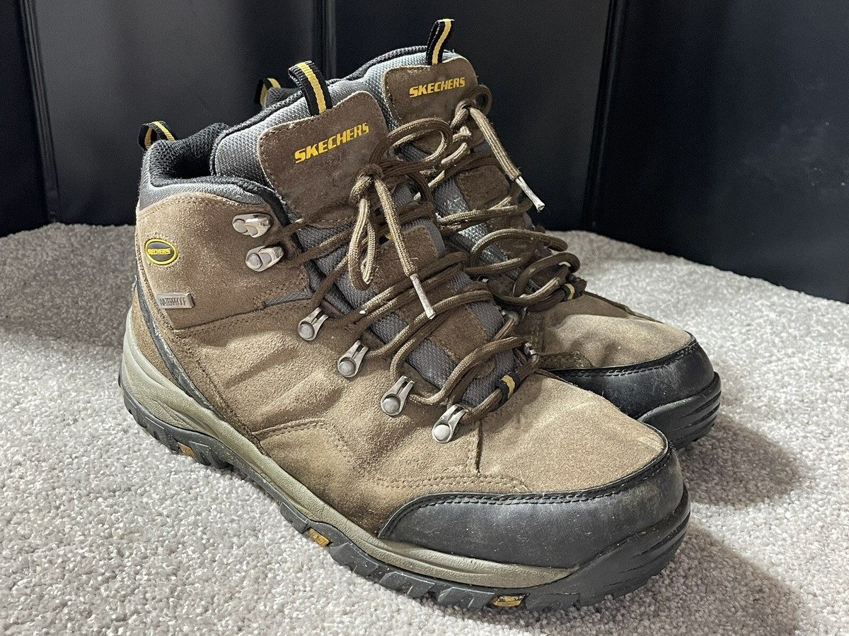 Skechers Mens Relment Pelmo Waterproof Boots Brown Size 11EWW Skechers Relment Pelmo 64869 Mens 11 Waterproof Hiking Boot  main image 2
