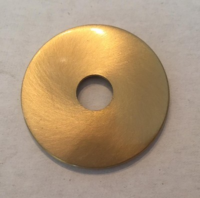 1-3/4 SOLID BRASS turned CHECK RINGS unfinished slips 1/8IPS (3/8'' hole)