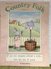 VTG Painting Patterns Country Folk Vol 5 Animals Halloween Xmas Darcie Hunter