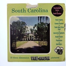 View-master 3D South Carolina- Set of 3 Reels- Booklet-