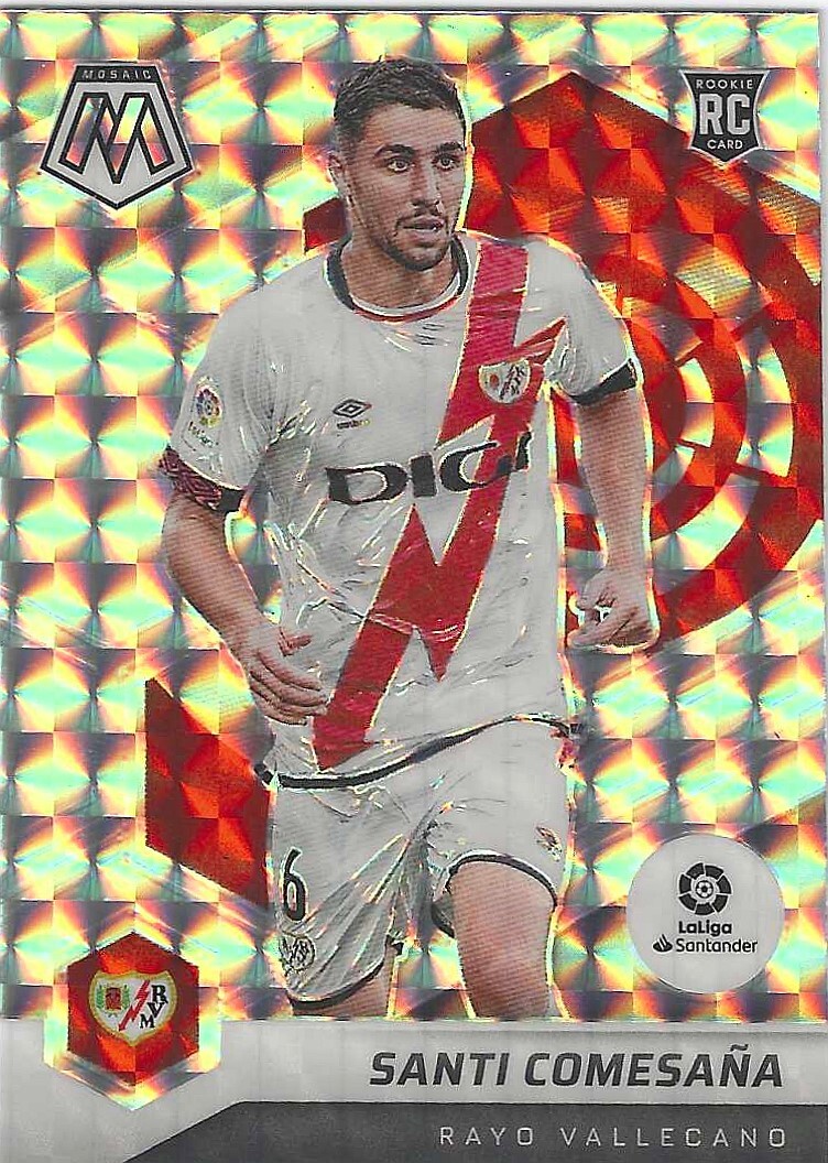 2021-22 PANINI MOSAIC LA LIGA SANTI COMESANA SILVER MOSAIC