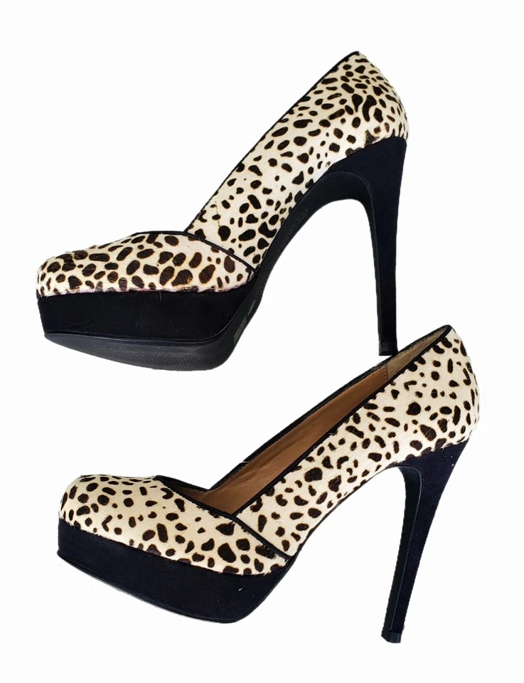 Chinese Laundry Women's Wave Length PLATFORM Pump Pony Dalmation Print Size 7.5 - Image 4 of 4
