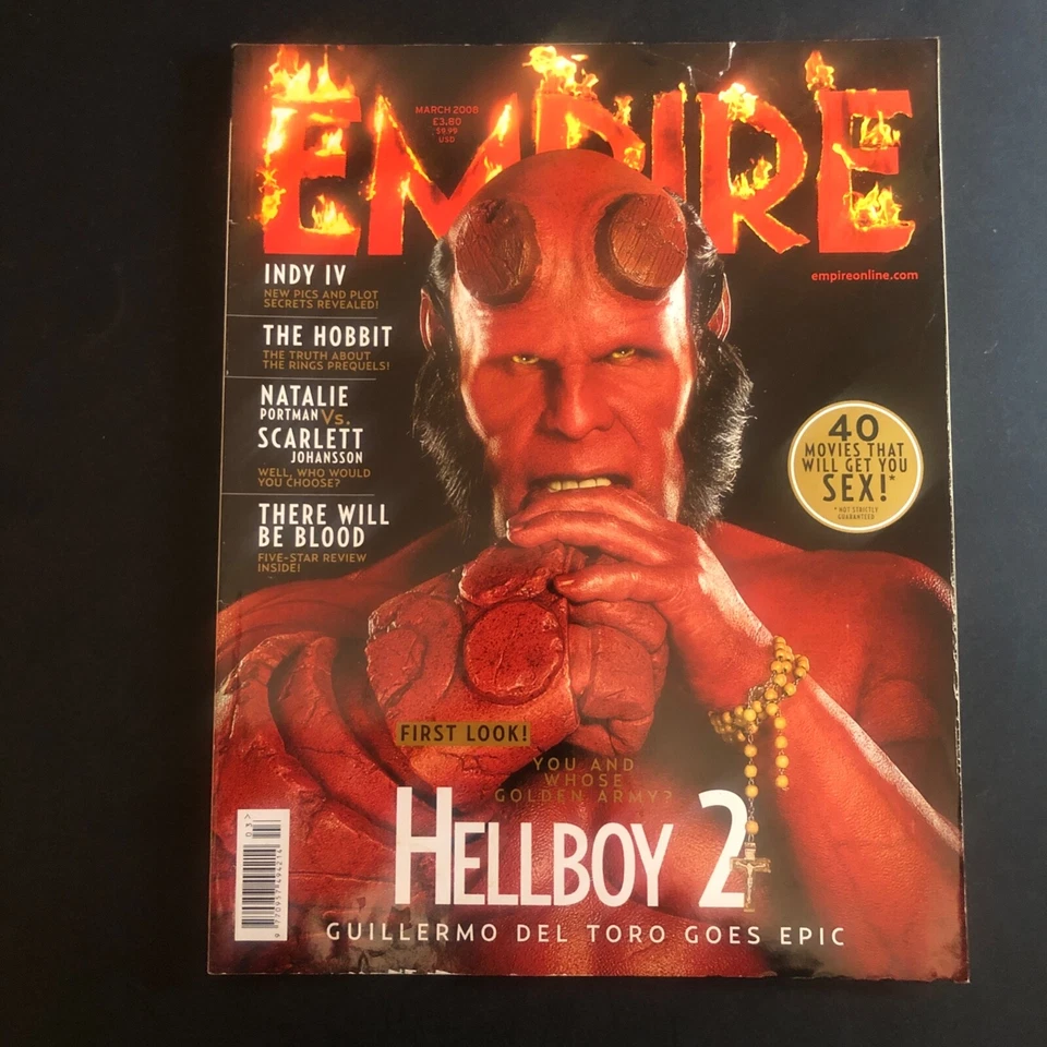 5 x Empire 2008 Magazines Batman Harry Potter Sci-Fi Issue Movie Reviews Bundle - Image 3 of 4