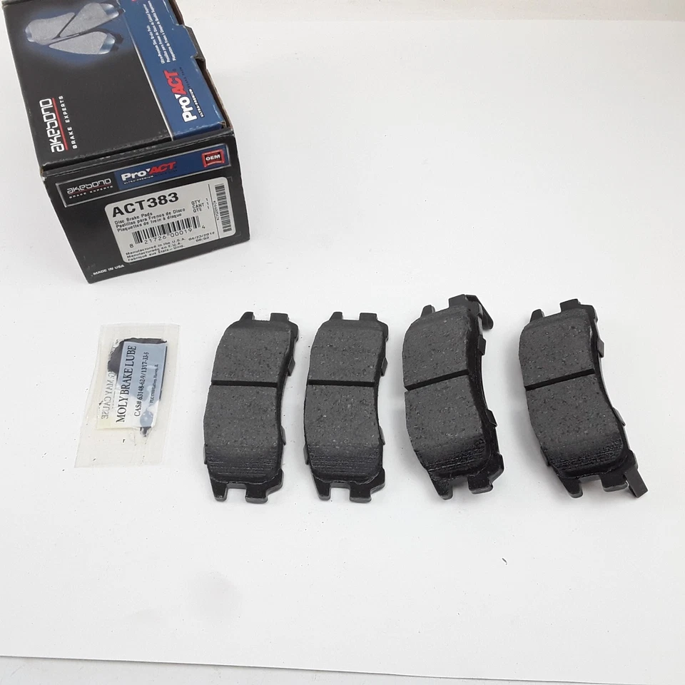 Juego de pastillas de freno de disco trasero para Dodge Avenger, Chrysler Sebring, Dodge Stratus y más Foto 2 de 4