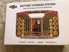 Battery Daddy 180 Battery Organizer and Storage Case Caddy Tester New