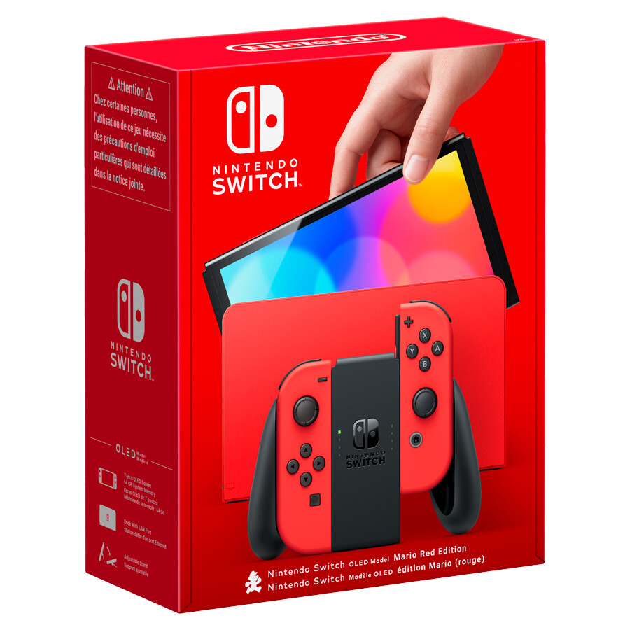 Nintendo Switch Modèle OLED Mario + JoyCons (PO168584)