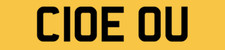 CHLOE OU NUMBER PLATE FOR SALE C10 EOU PRIVATE REGISTRATION CHERISHED CAR REG