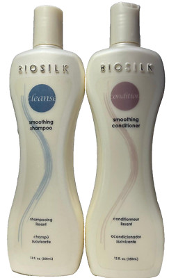 2 pc Combo Biosilk Smoothing Shampoo & Conditioner 12 oz ea (139/159)