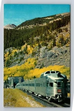 Moffat Tunnel CA-California, California Zephyr at Moffat Tunnel Vintage Postcard