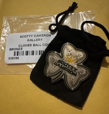 NWT Scotty Cameron Gallery BRONZE Clover Ball Coin 2025 St Patrick's Day Golf
