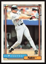 1992 Topps Micro #413 Tim Teufel