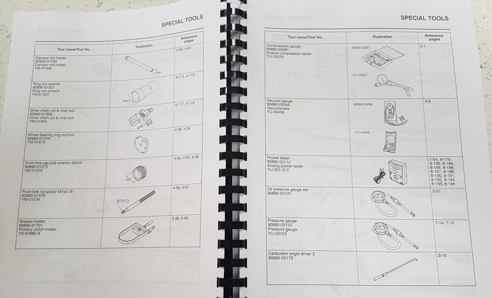 YAMAHA YZF-R1 YZF-R1F YZF-R1M YZF-R1MF 2015 SERVICE MANUAL REPRINTED COMB BOUND - Image 3 of 4