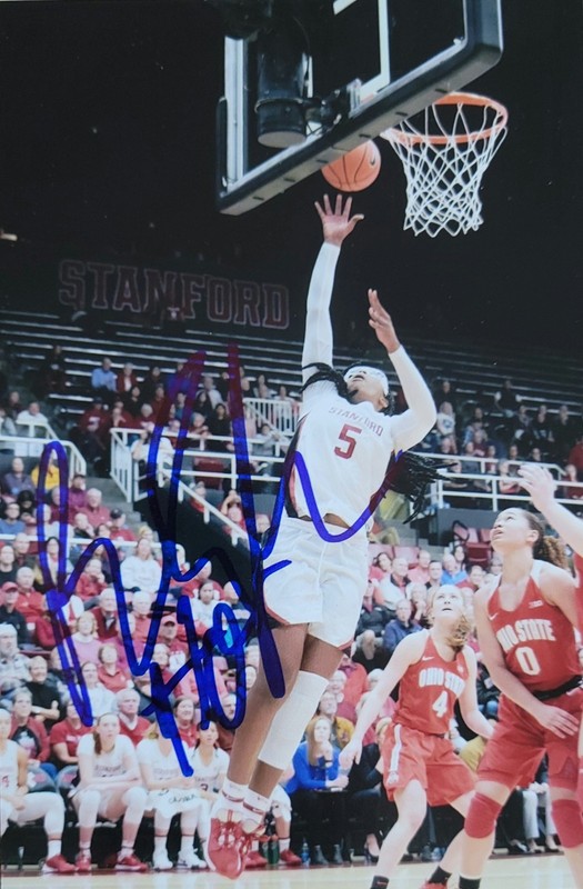 Fran Belibi Stanford Cardinal Signed 4x6 Photo