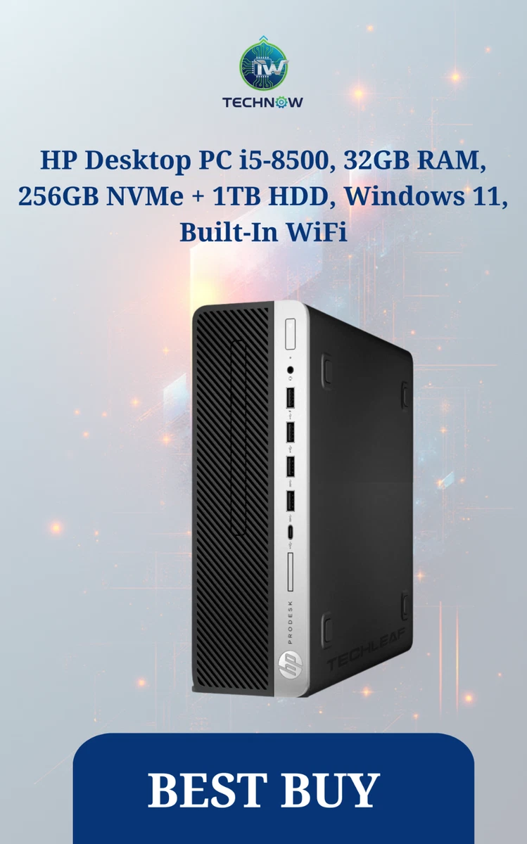 高性能 HP Slim Desktop i5/8GB/SSD&HDD/Win11 HP Intel Core i5 8th Gen. HDD (Hard Disk Drive) PC Desktops & All
