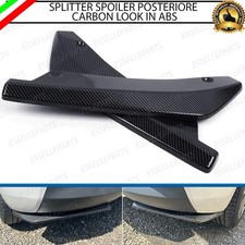 LAME SPOILER SOTTOPARAURTI SPLITTER POSTERIORE CARBON LOOK PER PEUGEOT 106
