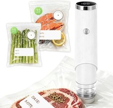 Compact Vacuum Sealer for Food, Handheld Vacu...