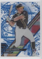 2017 Topps High Tek Pattern 1 Blue Rainbow 56/75 Chad Pinder #HT-CP 1v3