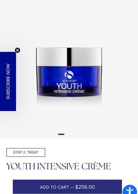 iS Clinical Youth Intensive Creme 1.7 Oz / 50g Brand New in Box EXP 4/26